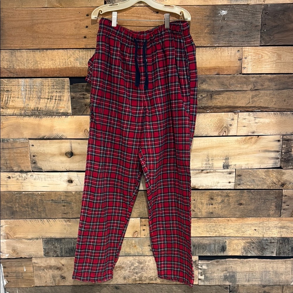 Red Plaid Lounge Pants